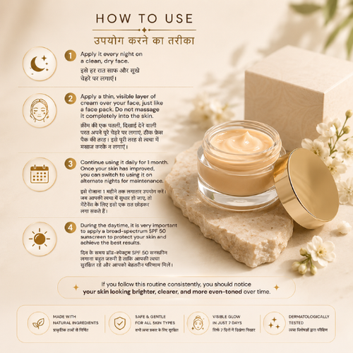 Zeyra Skin Brightening Cream for Dark Spots & Glowing Skin
